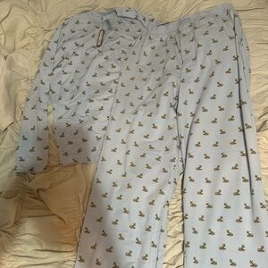 SKIMS
Boyfriend Long Sleeve T-Shirt & Loose Pants Pj
Zen Blue Baby Deer Print
 s